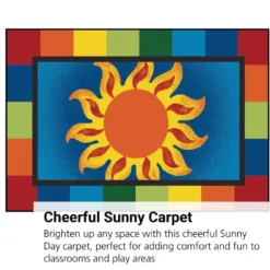 Sunny Day 3' x 4'6" Rectangle Kids Value Carpet