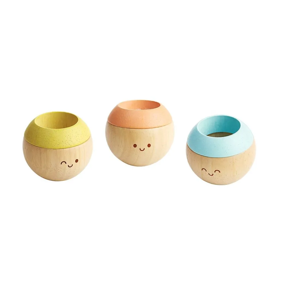 Sustainable Rubberwood Wooden Starter Toy Set