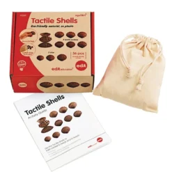 Tactile Shells for Sensory Exploration - 36 pcs