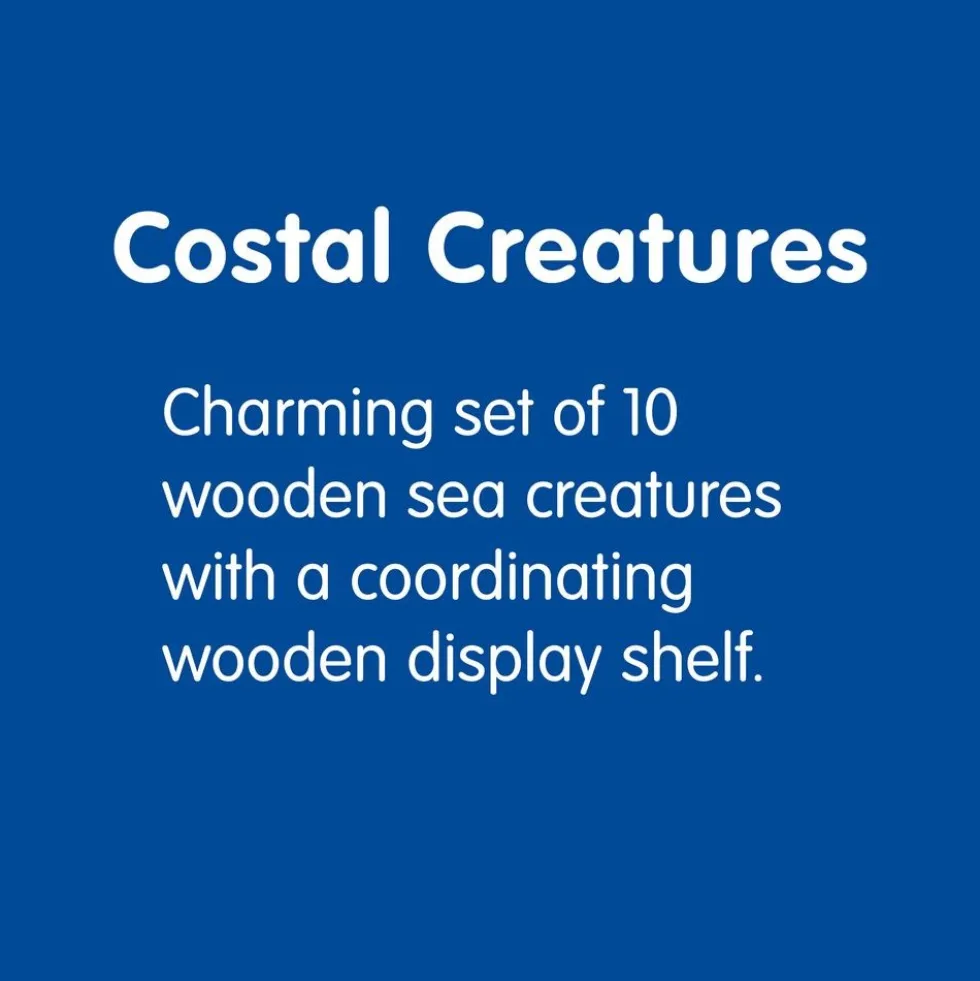 Tender Leaf® Coastal Creatures - 10pcs w display