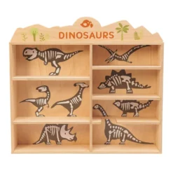Tender Leaf® Dinosaurs Blocks - 8pcs w/ display