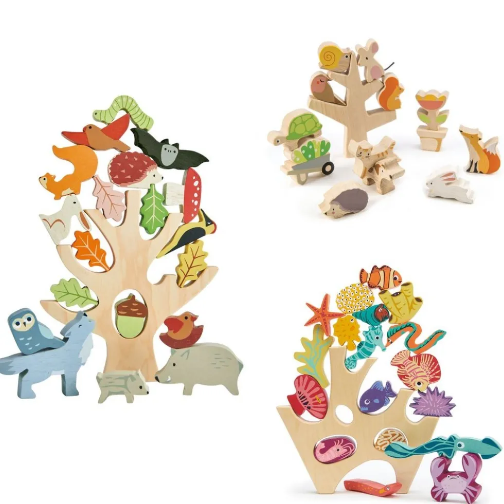 Tender Leaf® Stacking Creatures - Set of 3