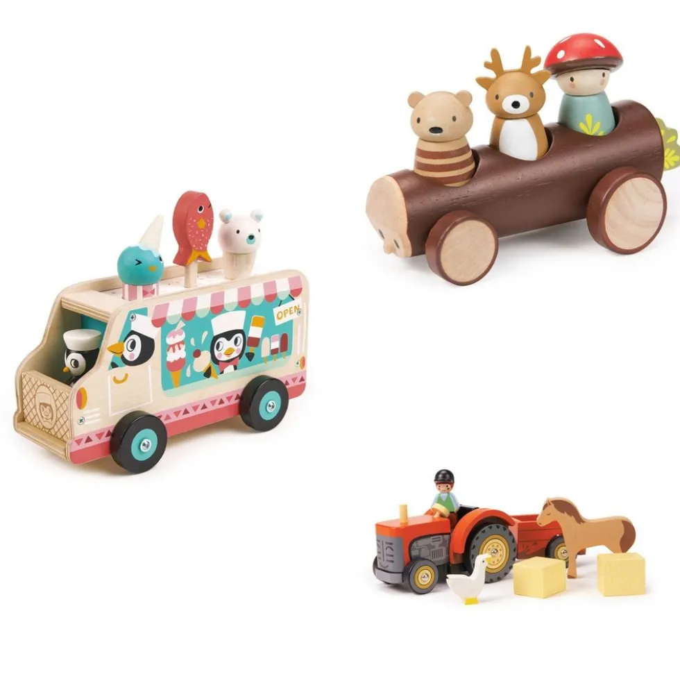 Tender Leaf® Vehicles Kit of 3