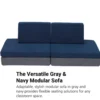 The Whatsit Modular Sofa - Gray/Navy