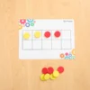 Think. Model. Learn.™ Counting to Ten Dry Erase Mats and Counters - Set of 24