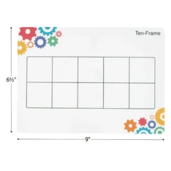 Think. Model. Learn.™ Counting to Ten Dry Erase Mats and Counters - Set of 24