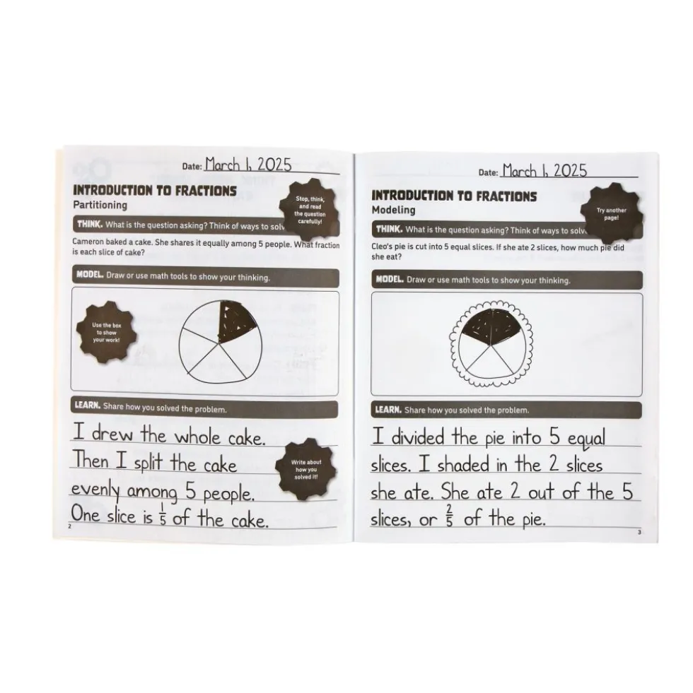 Think. Model. Learn.™ 2-3 Math Journals - Set of 12