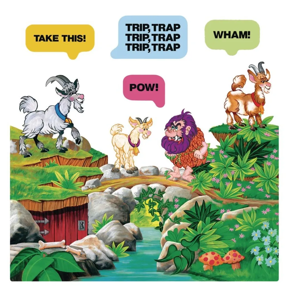 Three Billy Goats Gruff Felt Set