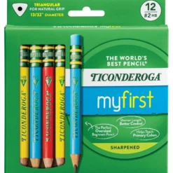 Ticonderoga® My First® My First Short Primary Colors 12 CT, Primary Assortment