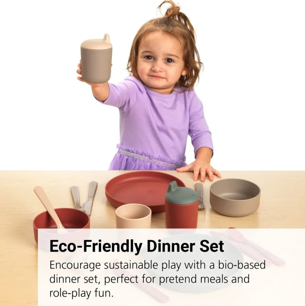 Tiny Bio-based Dinnertime Set for 8 - 56pcs