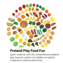 Toddler Pretend Play Food Set - 101 pieces
