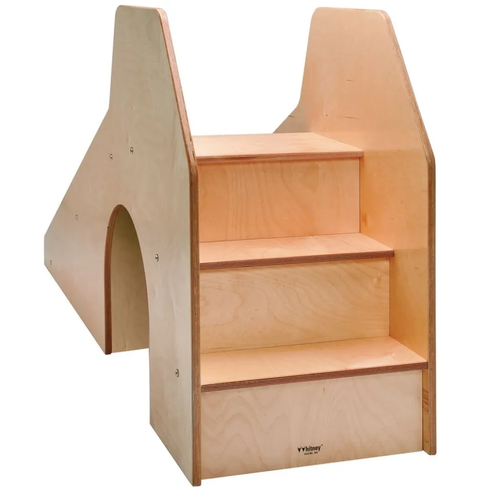 Toddler Slide with Stairs and Tunnel