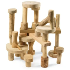 Tree Blocks Without Bark - 36 Pieces