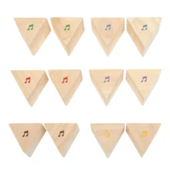 Triangle Block Sound Toy, 12pcs.