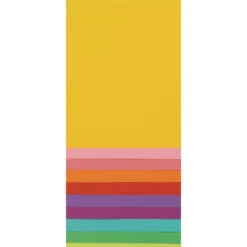 Tru-Ray® Bright Assorted Sulphite Paper, 9" x 12" - 50 Sheets