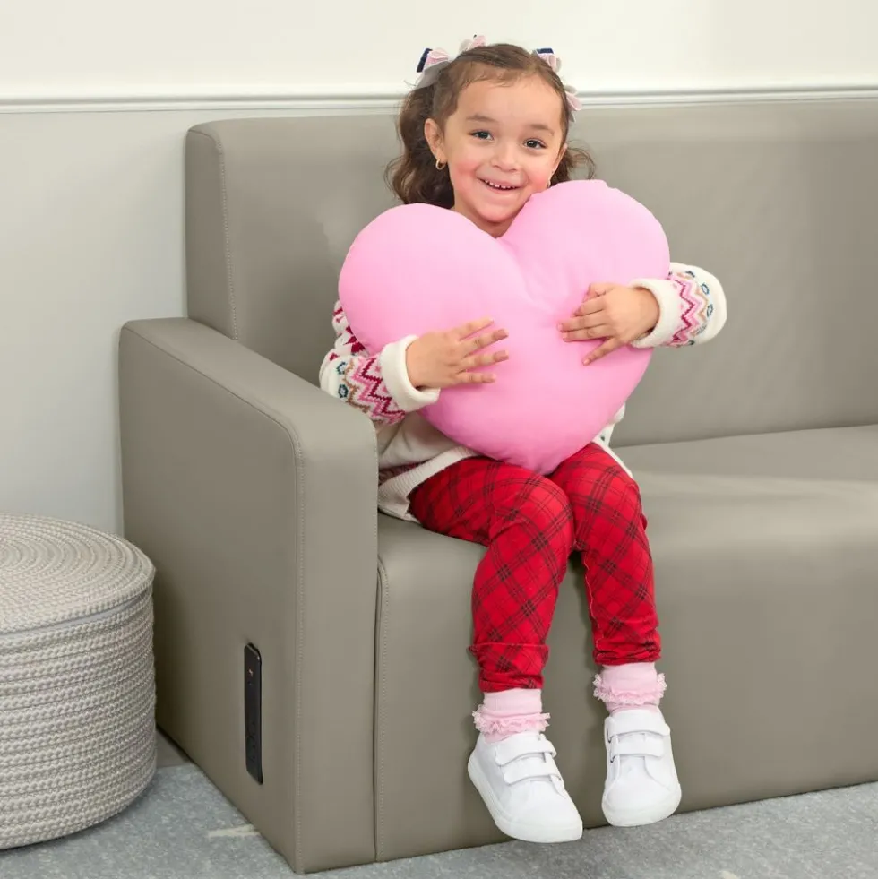 TTS® Antimicrobial Vibrating Sensory Cushions - Heart Shape