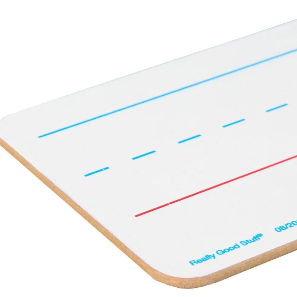 Two-Sided Primary-Lined Sentence Strip Dry Erase Boards - 12 boards