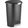 ULINE Step-On Trash Can, 13 Gal
