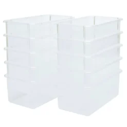 Ultra-Clear Storage Bins Set of 10