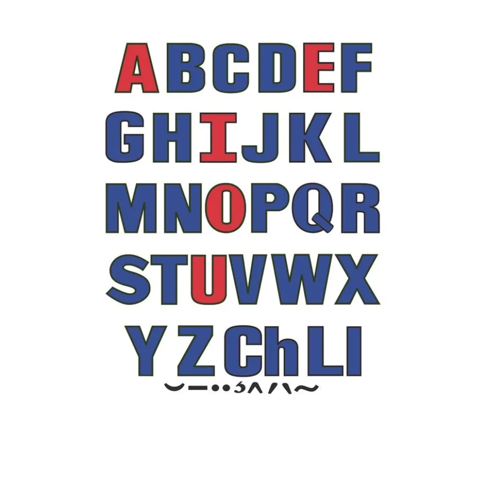 Uppercase Letters Felt Set