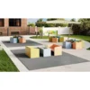 Water Mill 6' x 8'6" Indoor/Outdoor Rug in color Tungsten