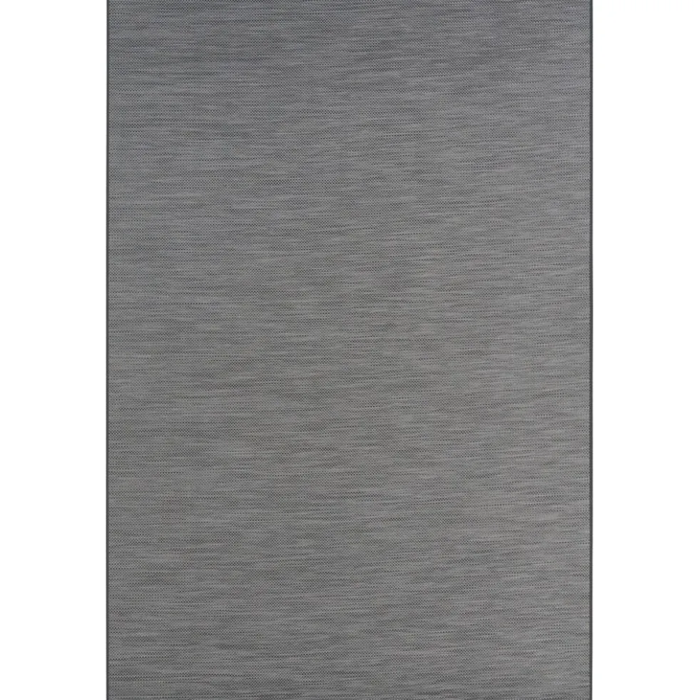 Water Mill 6' x 8'6" Indoor/Outdoor Rug in color Tungsten