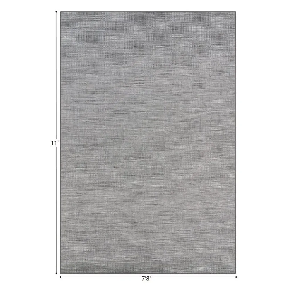 Water Mill 7'8" x 11" Indoor/Outdoor Rug in color Haze