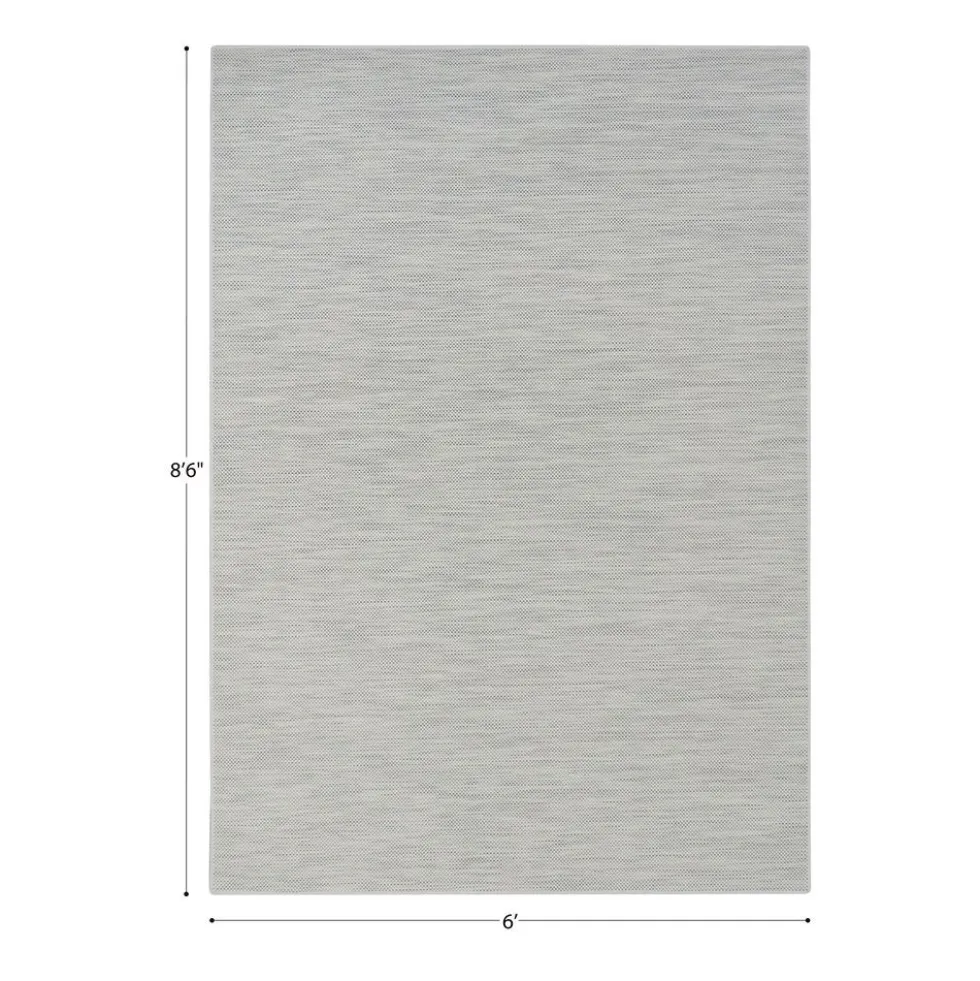 Water Mill 6' x 8'6" Indoor/Outdoor Rug in color Infusion