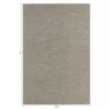 Water Mill 4'3" x 6' Indoor/Outdoor Rug in color Ridgeline