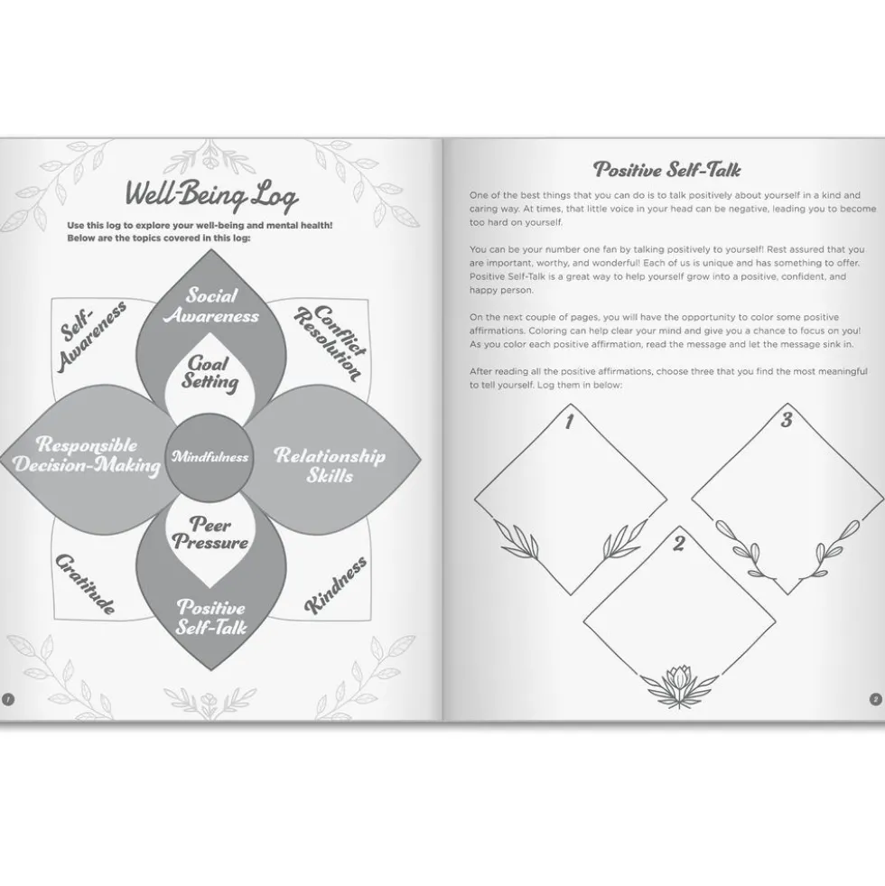 Well-Being Log - Set of 12