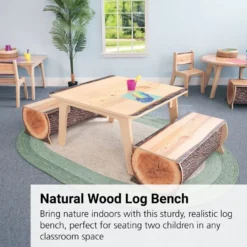 Whitney Brothers® Nature View Live Edge Log Bench - 10