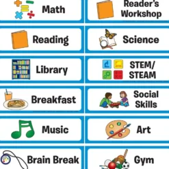 Whole-Class Visual Schedule Pocket Chart? & Cards