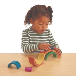 Wooden Rainbow Arches - 7 pieces