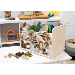 Wooden 5-Way Mirror