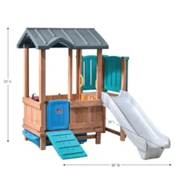 Woodland Adventure Playhouse & Slide