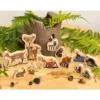 Woodland Animals Families Wooden Characters - 12pcs