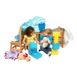 Wood Table and Chairs 3-Piece Set