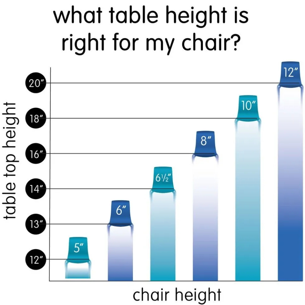 23" x 35" Bowtie Dry-Erase Adjustable Activity Table with Mobile Legs