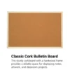 2' x 3' Hardwood Framed Cork Board