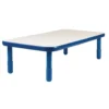 30" x 60" Rectangle BaseLine® Table, 18"H - Blue