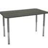 24" x 48" Rectangle La Madera Activity Table with Adjustable Super Legs - Gray Wood/Silver