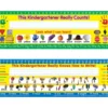 Zaner-Bloser Kindergarten Two-Sided Cardstock Desktop Helpers™ with Testing Inserts - Set Of 12