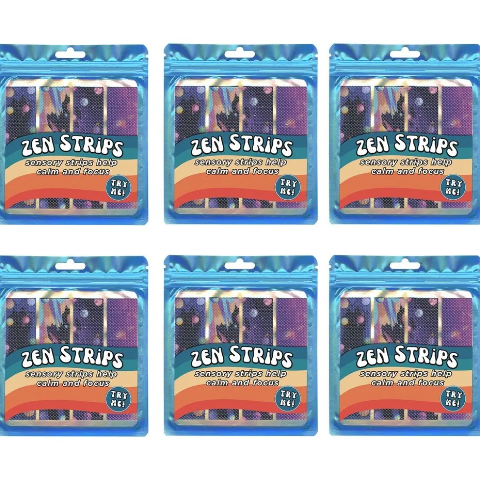 Zen Sensory Strips Bumpy Space-Set of 6