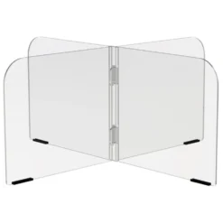 4-Zone Sneeze Guard - 36” x 36”